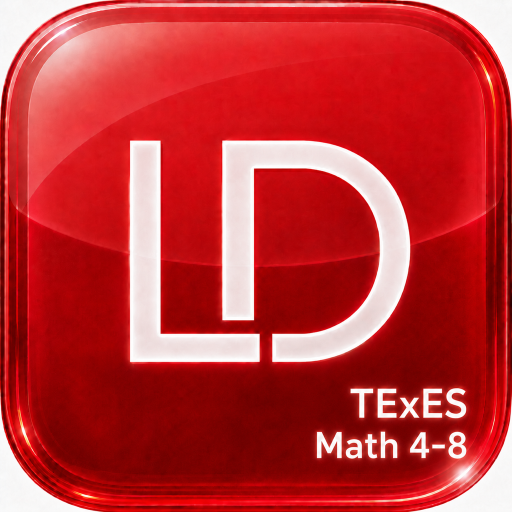 LearnDaily TExES Math 4–8 app icon